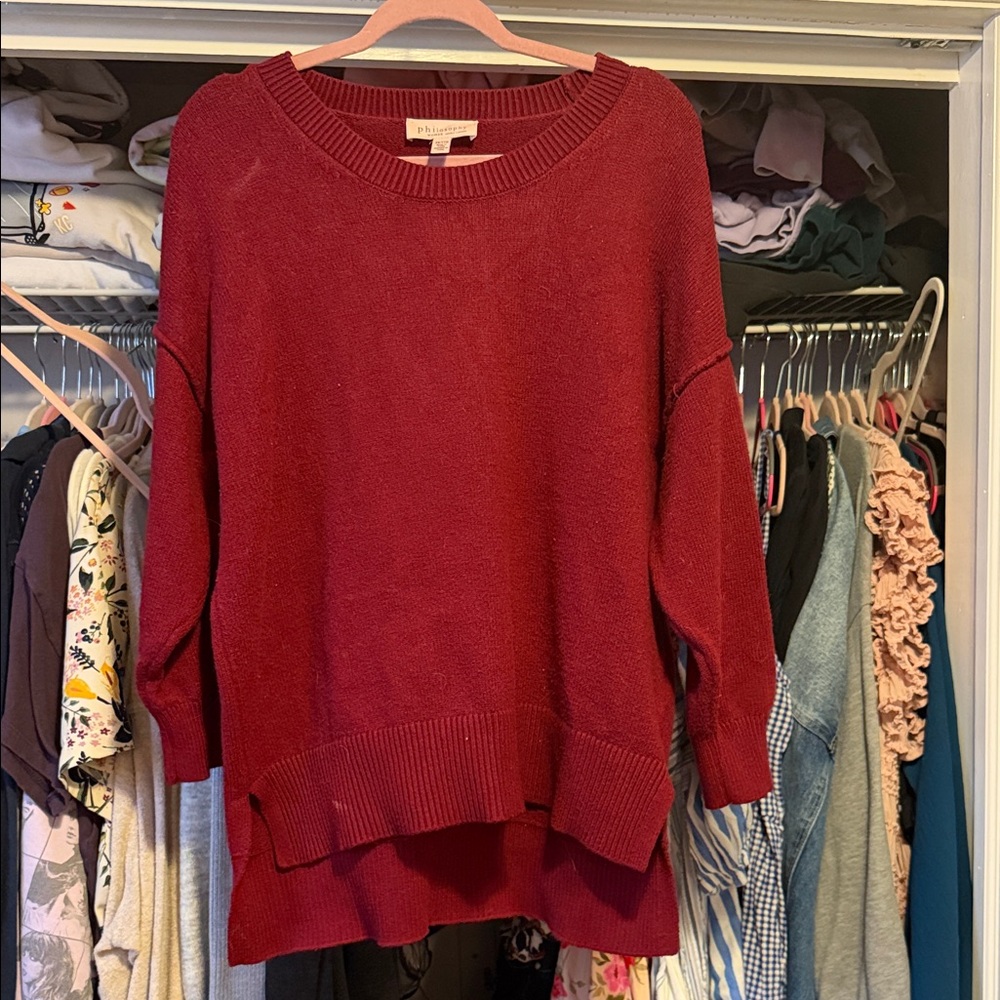 Philosophy Women's Red Sweater